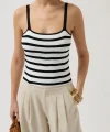 Çizgili Askılı Bluz
