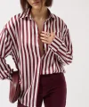 Çizgili aten Gömlek