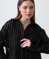 Çizgili Gömlek  iyah