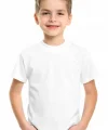 Çocuk Arka Sizin Tasarımınız Basic Tshirt - Beyaz