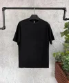 Çocuk Unisex Kapüşonlu Özel Tasarım Basic Tshirt - Siyah