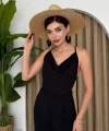 Darcy Sırt Dekolteli Tulum