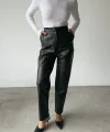 DERİ PANTOON DİZ PARÇAI  iyah