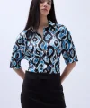 Desenli aten Gömlek