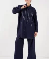 Desenli Tunik Pantolon İkili Takım 6720 - Lacivert