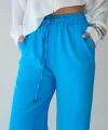 Dokuma Pantolon - Mavi