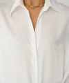 Düz aten Gömlek  Ekru