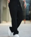 Erkek Bağcıklı Pileli Baggy Pantolon