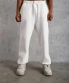 Erkek Baggy Alt Eşofman - Beyaz