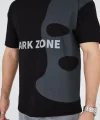 Erkek Baskılı T-Shirt - Siyah