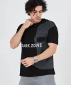 Erkek Baskılı T-Shirt - Siyah