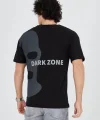 Erkek Baskılı T-Shirt - Siyah