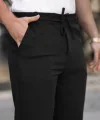 Erkek Beli Bağcıklı Jogger Pantolon