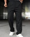 Erkek Beli Lastikli Baggy Pantolon