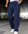 Erkek Beli Lastikli Baggy Pantolon