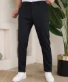Erkek Casual Slim Fit Cord Desenli Kumaş Pantolon