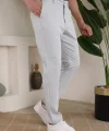 Erkek Casual Slim Fit Cord Desenli Kumaş Pantolon