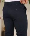 Erkek Casual Slim Fit Cord Desenli Kumaş Pantolon