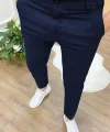 Erkek Cepli Slimfit Atlas Pantolon