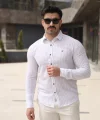 Erkek çizgi Desenli Gömlek