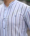 Erkek çizgili Hakim Yaka Gömlek