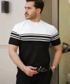 Erkek çizgili Kısa Kollu T-shirt