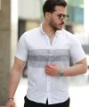 Erkek Desenli Kısa Kollu Gömlek