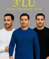 Erkek Fitilli Triko Kazak 3’lü Set – Beyaz, Saks Mavisi, Siyah | Kalın Dokuma Pamuklu Regular Fit Bisiklet Yaka Uzun Kollu Kışlık ve Baharlık Rahat Triko Kombini