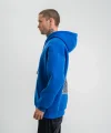 Erkek Kapşonlu Double Oversize Dijital Patchli SweatShirt - Mavi