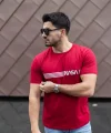 Erkek Kısa Kollu Nasa Baskı Basic Erkek T-shirt
