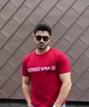 Erkek Kısa Kollu Nasa Baskı Basic Erkek T-shirt