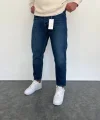 Erkek Lacivert Mom Jean 