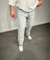 Erkek Paça Detaylı Baggy Jean