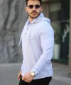 Erkek Pamuklu Kapüşonlu Gömlek