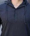 Erkek Pamuklu Kapüşonlu Gömlek