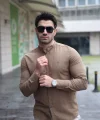 Erkek Pamuklu Keten Kumaş Hakim Yaka Gömlek