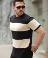 Erkek Parçalı Renk Kısa Kollu Tişört
