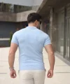 Erkek Polo Yaka Fermuar Detaylı Tişört