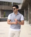 Erkek Polo Yaka Fermuar Detaylı Tişört
