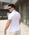 Erkek Polo Yaka Fermuar Detaylı Tişört