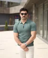 Erkek Polo Yaka Fermuar Detaylı Tişört