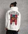 Erkek SCHOOL BOY Baskılı Kapüşonlu Sweat - Beyaz