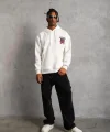 Erkek SCHOOL BOY Baskılı Kapüşonlu Sweat - Beyaz