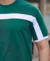 Erkek şerit Detaylı Kısa Kollu T-shirt