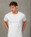 Erkek Slim Fit Bisiklet Yaka %100 Pamuk Dar Kesim Basic Tişört