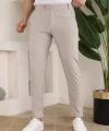 Erkek Slim Fit Likralı Bilek Boy Kumaş Pantolon