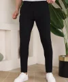 Erkek Slim Fit Likralı Bilek Boy Kumaş Pantolon