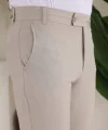 Erkek Slim Fit Likralı Bilek Boy Kumaş Pantolon