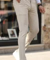Erkek Slim Fit Likralı Gabardin Pantolon