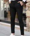 Erkek Slim Fit Likralı Gabardin Pantolon